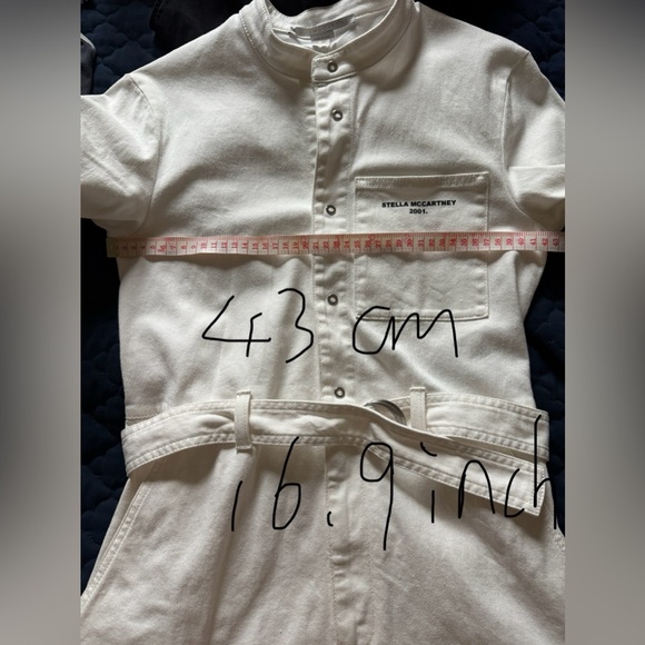 New! Stella McCartney White Belted Rompers - Picture 10 of 10